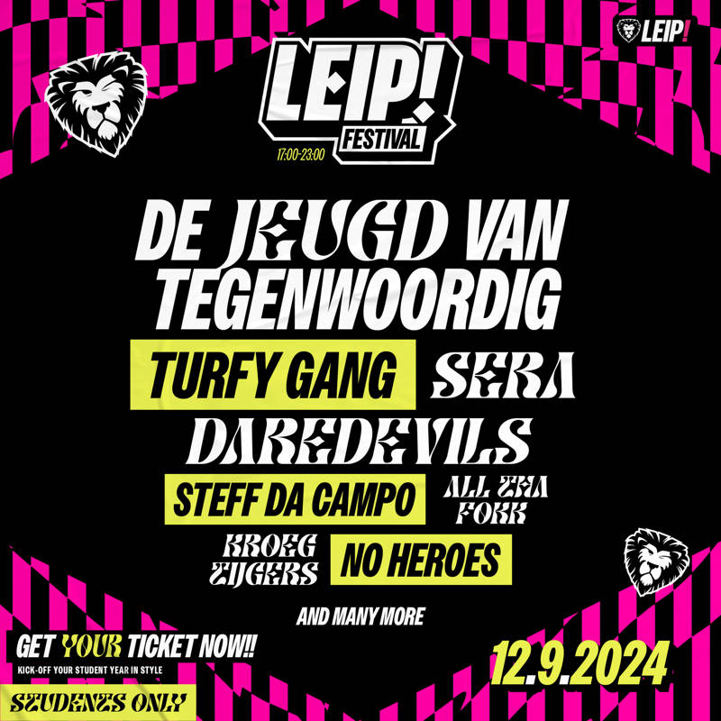 Line up LEIP! Festival 2024